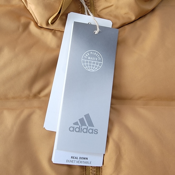 BRAND NEW Adidas Helionic Hooded Down Jacket Mens Size XL - Picture 7 of 8